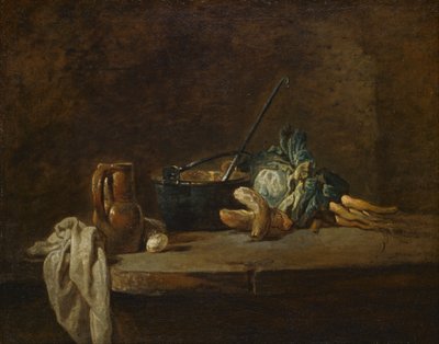 Verdure per la zuppa da Jean Baptiste Simeon Chardin